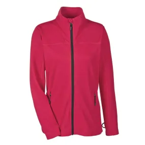 North End Women's Classic Red/Black Performance Fleece Jacket