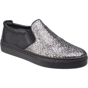 The Flexx Full Time Slip On Glitter Sneaker Flats