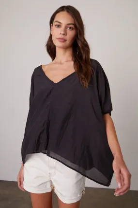Velvet - Alinn Top in Black